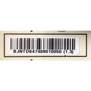 KIT TARJETAS PARA TV LG / MAIN EBT64926703 / EAX67685603(1.1) / FUENTE EAY64748901 / EAX67914301(1.6) / T-CON 6871L-5866A / 6870C-0745B / MODEL OLED65C8PUA BUSWLJR